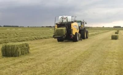 HayMax application on tractor